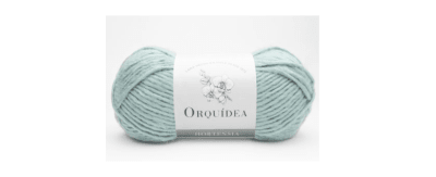 LANA HORTENCIA ORQUIDEA VERDE MENTA 1582