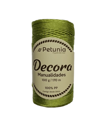HILO DECORA PARA MANUALIDADES VERDE PISTACHO 30