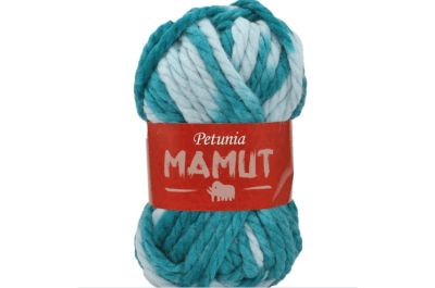 LANA MAMUT PETUNIA VERDE CLARO MIX 2461