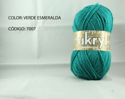 LANA UKRYL INVIERNO VERDE ESMERALDA 7007