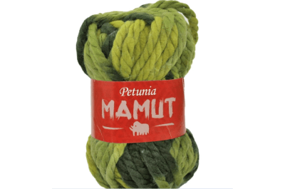 LANA MAMUT PETUNIA VERDE MIX 2431