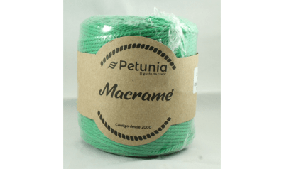 MACRAME 3 MM VERDE NAVIDAD 