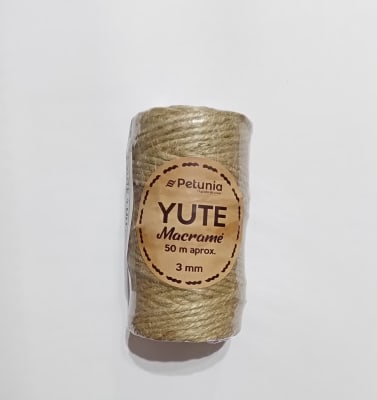 YUTE 3 MM CONO 50 METROS COLOR NATURAL1