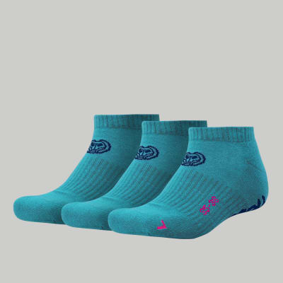 Calcetines Leana No Show Tech 3 Pack - aqua