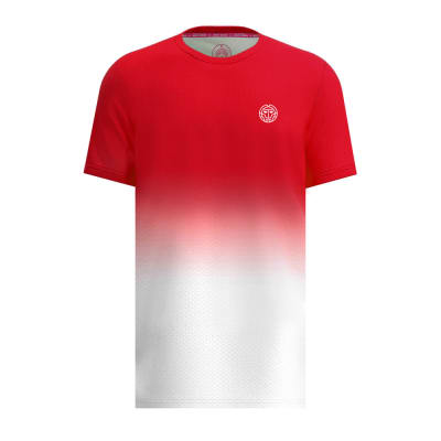 Polera Crew Gradiant Tee - red, white