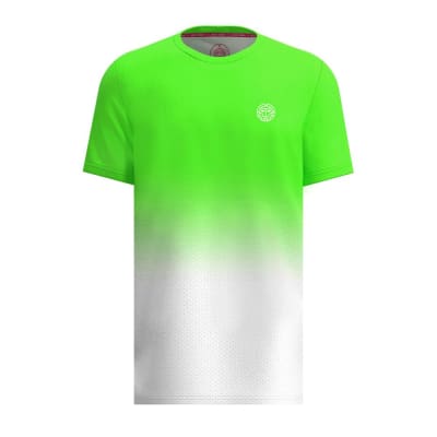 Polera Crew Gradiant Tee - neon green, white