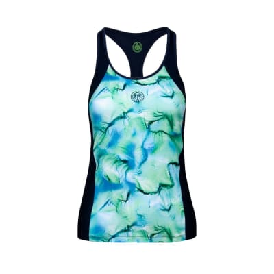 Polera Jua tech-green,dark blue