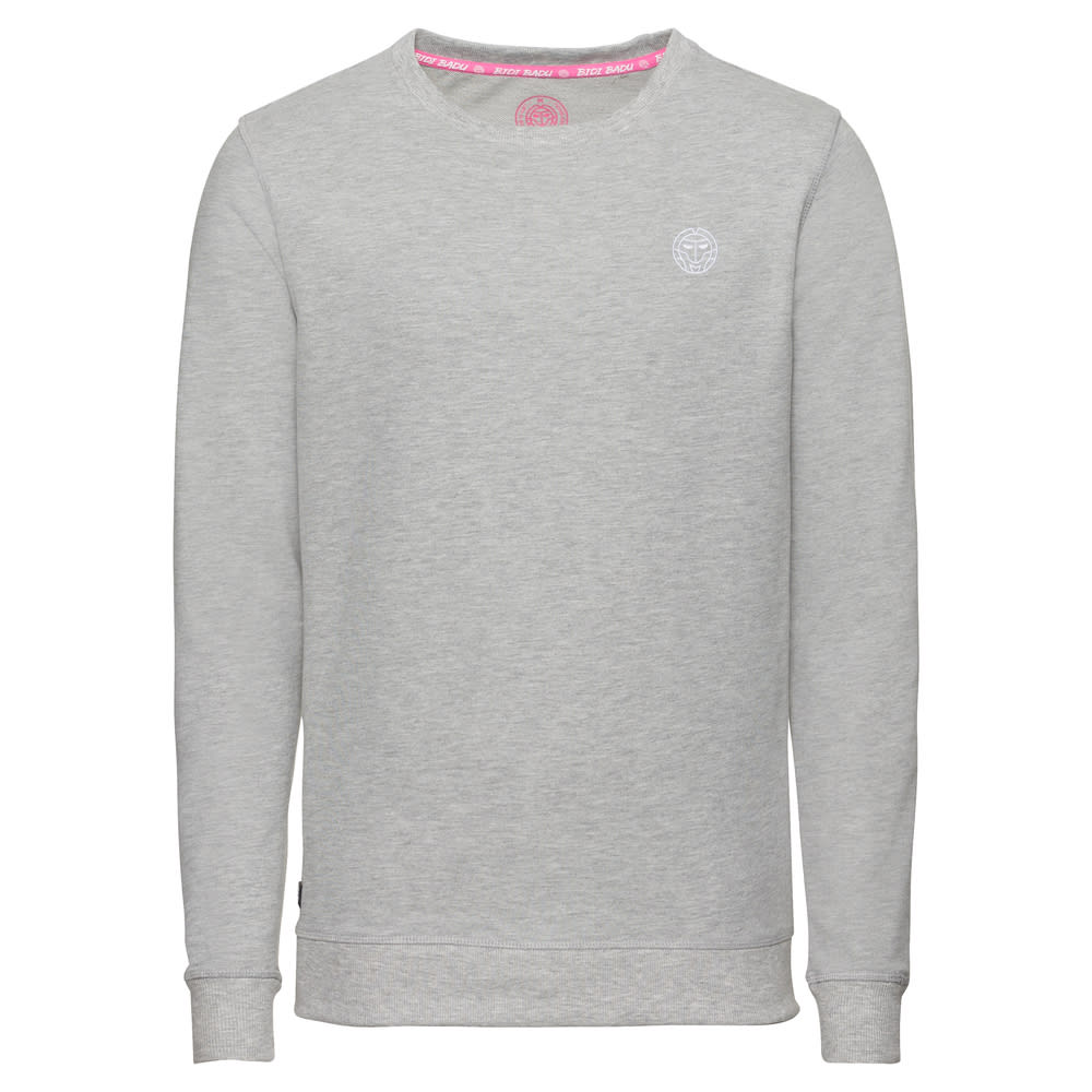 Boy's Cotton Crew Neck T-Shirt - Light Gray, Size Medium, 100% Combed Cotton Jersey