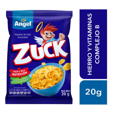 CEREAL ANGEL ZUCK 20 GR X 12 UND