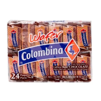 WAFER COLOMBINA X 24 CHOCOLATE1