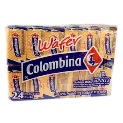 WAFER COLOMBINA X 24 VAINILLA