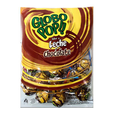 GLOBO POP LECHE CON CHOCOLATE X 241