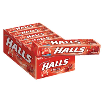 HALLS BARRA CHERRY X 12