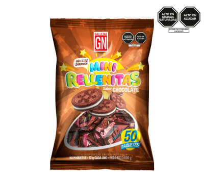 MINIRELLENA CHOCOLATE X 50