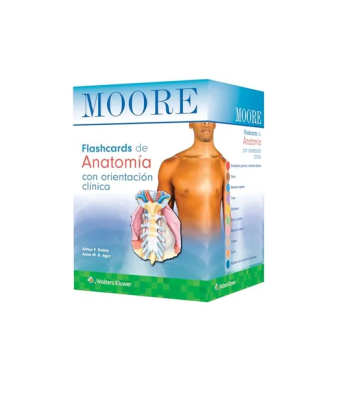 MOORE FLASHCARDS DE ANATOMIA CON ORIENTACION CLINICA-WOLTERS KLUWER