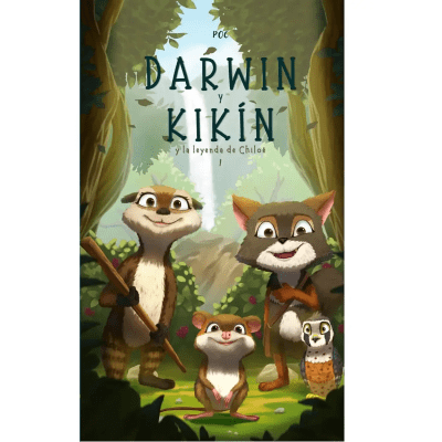 DARWIN Y KIKIN 1 Y LA LEYENDA DE CHILOE-CAZA DEL LIBRO