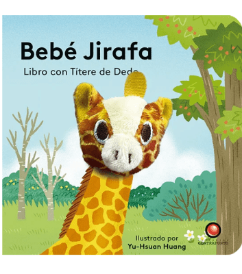 LIBRO CON TITERE DE DEDO-BEBE JIRAFA-CONTRAPUNTO