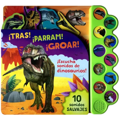 LIBRO SONORO-ESCUCHA SONIDOS DE DINOSAURIOS TD-CONTRAPUNTO