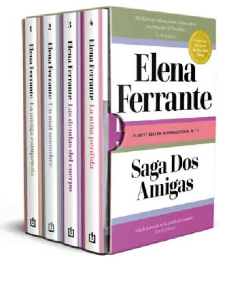 ESTUCHE TETRALOGIA LA AMIGA ESTUPENDA-DEBOLSILLO1