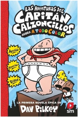 AVENTURAS DEL CAPITAN CALZONCILLOS 1 AHORA TODOCOLOR TD-SM1