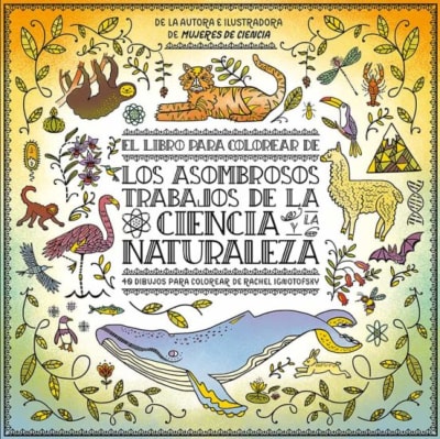 LIBRO PARA COLOREAR DE LOS ASOMBROSOS TRABAJOS DE LA CIENCIA-LIBERALIA