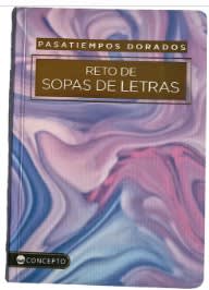 PASATIEMPOS DORADOS RETO DE SOPAS DE LETRAS-CONCEPTO ZIG-ZAG