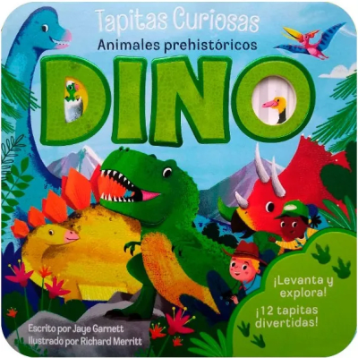 TAPITAS CURIOSAS-DINO ANIMALES PREHISTORICOS TD-CONTRAPUNTO