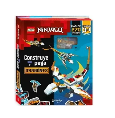 LEGO-NINJAGO CONTRUYE Y PEGA DRAGONES-CATAPULTA