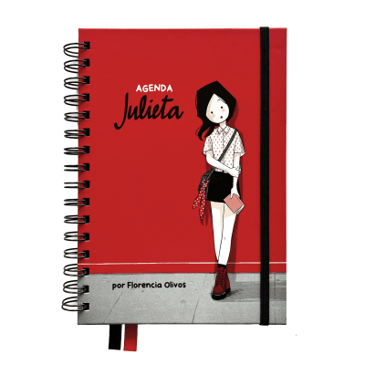 AGENDA JULIETA ROJA ANILLADA-VASALISA LIBERALIA