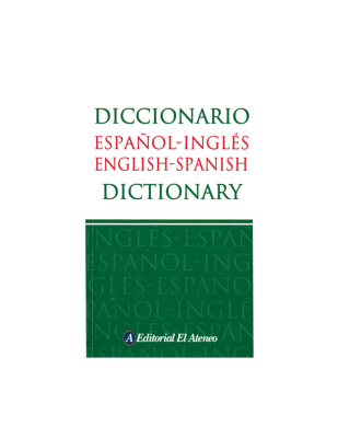 DICCIONARIO ESPAÑOL-INGLES-ATENEO CONTRAPUNTO