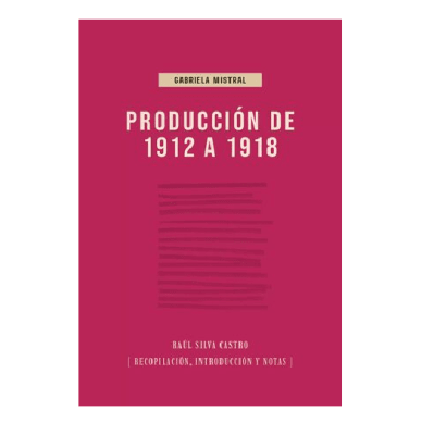 PRODUCCION DE 1912 A 1918-EDICIONES TACITAS