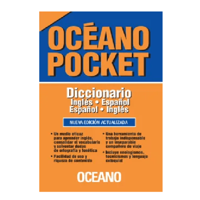 DICCIONARIO OCEANO POCKET INGLES-ESPAÑOL BICOLOR1