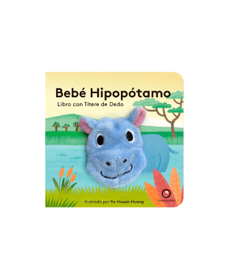 LIBRO CON TITERE DE DEDO-BEBE HIPOPOTAMO TD-CONTRAPUNTO
