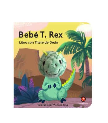 LIBRO CON TITERE DE DEDO-BEBE T. REX-CONTRAPUNTO