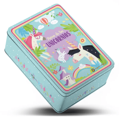 UNICORNIOS-LATAS-GATO DE HOJALATA PENGUIN