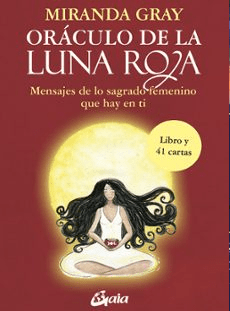 ORACULO DE LA LUNA ROJA LIBRO Y 41 CARTAS-GAIA OCEANO