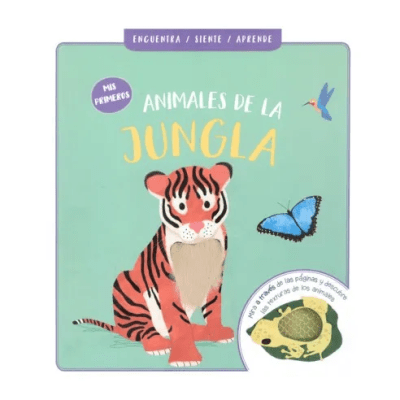ENCUENTRA SIENTE Y APRENDE-ANIMALES DE LA JUNGLA TD-CONTRAPUNTO
