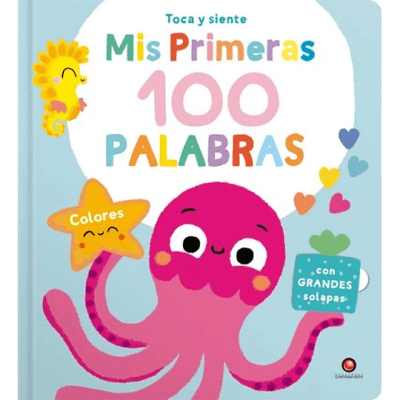 MIS PRIMERAS 100 PALABRAS-COLORES TD TOCA Y SIENTE-CONTRAPUNTO