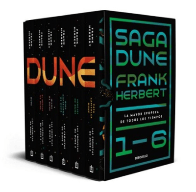 ESTUCHE SAGA DUNE 1-6 COMPLETA-DEBOLSILLO1
