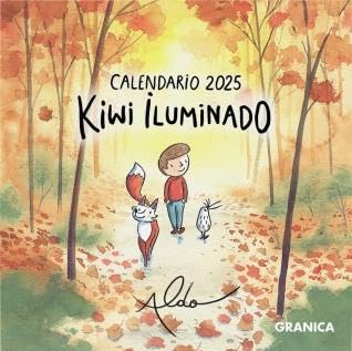 CALENDARIO DE PARED 2025 KIWI ILUMINADO-GRANICA ZIG-ZAG
