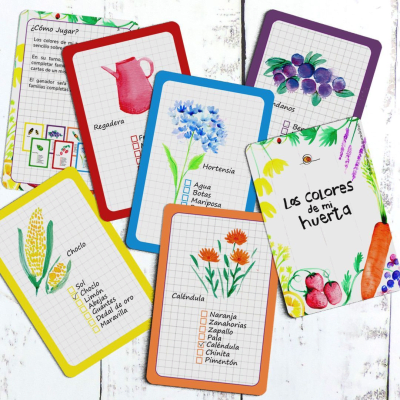 COLORES DE MI HUERTA CARTAS-AKANNI