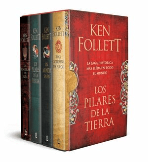 ESTUCHE SAGA LOS PILARES DE LA TIERRA-DEBOLSILLO