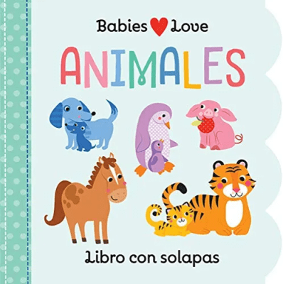 BABIES LOVE-ANIMALES-LIBRO CON SOLAPAS CONTRAPUNTO