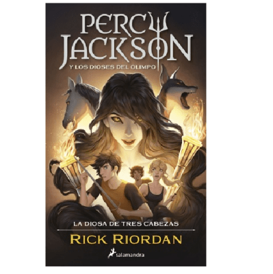 PERCY JACKSON Y LOS DIOSES DEL OLIMPO-LA DIOSA DE TRES CABEZAS-SALAMANDRA