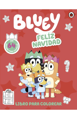 BLUEY FELIZ NAVIDAD-LIBRO PARA COLOREAR-ALTEA
