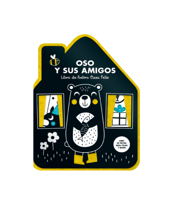 LIBRO DE FIELTRO CASA FELIZ-OSO Y SUS AMIGOS-CONTRAPUNTO