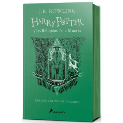 HARRY POTTER 7 Y LAS RELIQUIAS DE LA MUERTE TD-SLYTHERIN VERDE-SALAMANDRA PENGUIN1