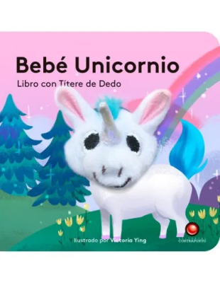 LIBRO CON TITERE DE DEDO-BEBE UNICORNIO-CONTRAPUNTO1