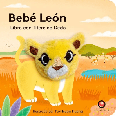 LIBRO CON TITERE DE DEDO-BEBE LEON-CONTRAPUNTO1