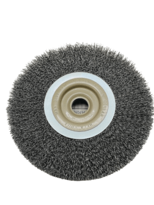 GRATA CIRCULAR PLANA 8 ONDULADA (83/35) GRANEL AC P/ESMERIL BANCO - HELA1